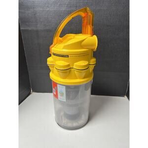Dyson DC14 Vacuum Cleaner Parts Cyclone Yellow Canister Dust Bin Used
